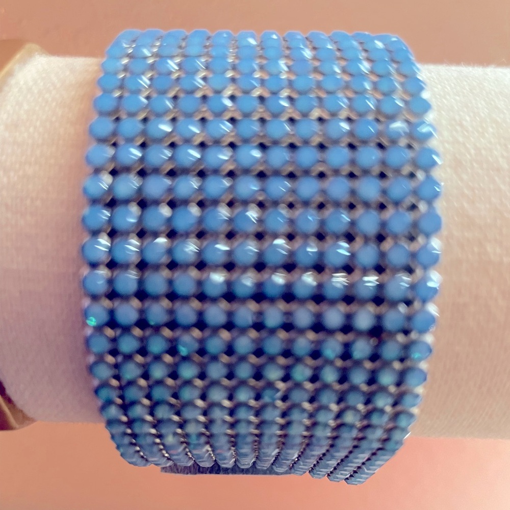 Swarovski crystal mesh bracelet